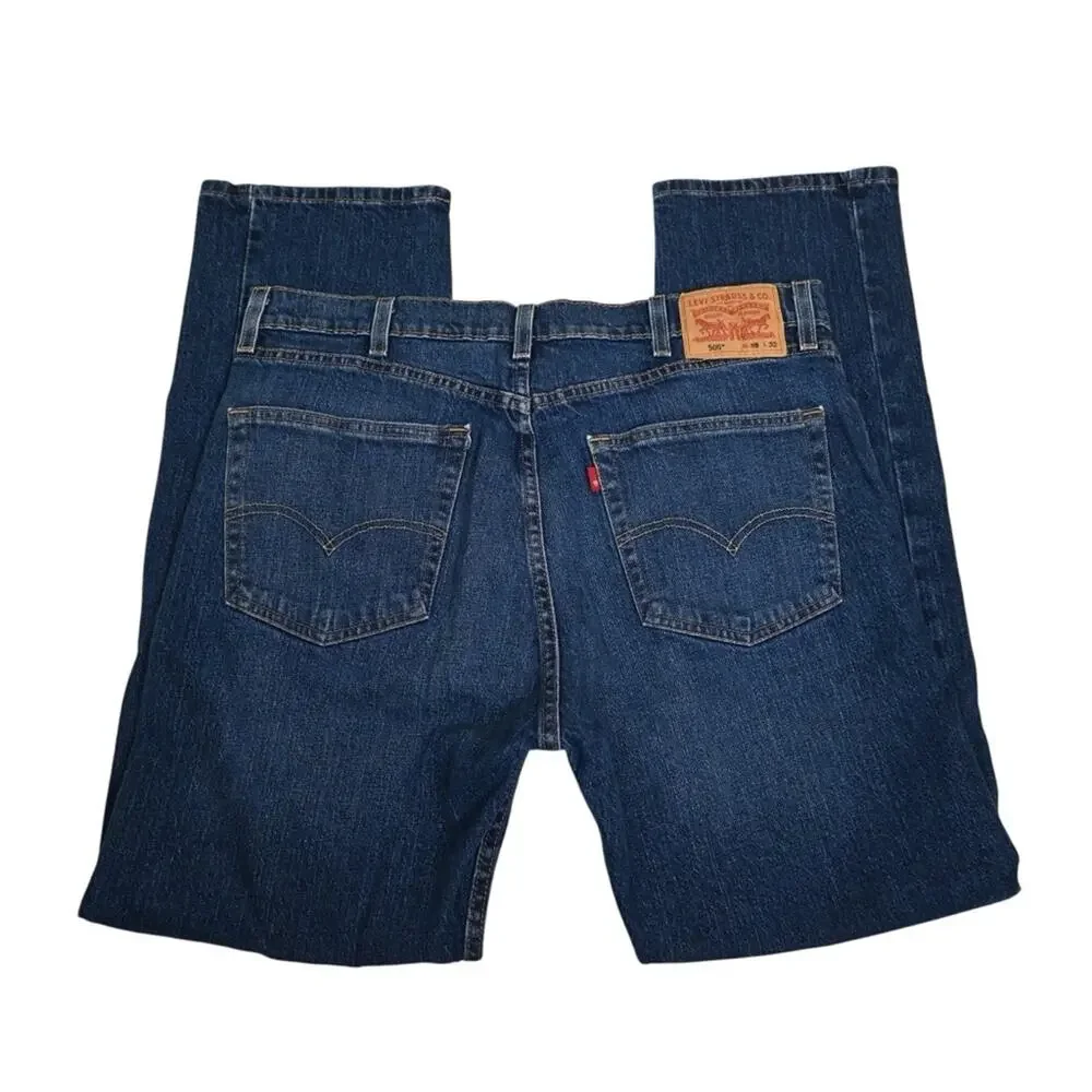 Levi's Men's 505 Straight Leg Jean Size 38X32